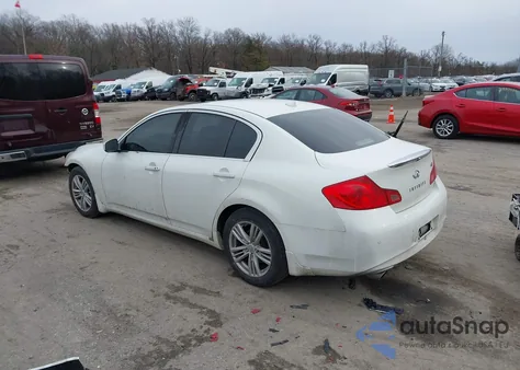 2012 Infiniti G37 Journey z USA, uszkodzony, nr VIN JN1CV6AP5CM629377